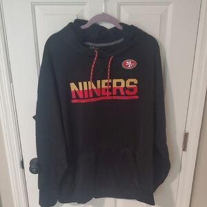 Nike Black and Red 49ers Hoodie